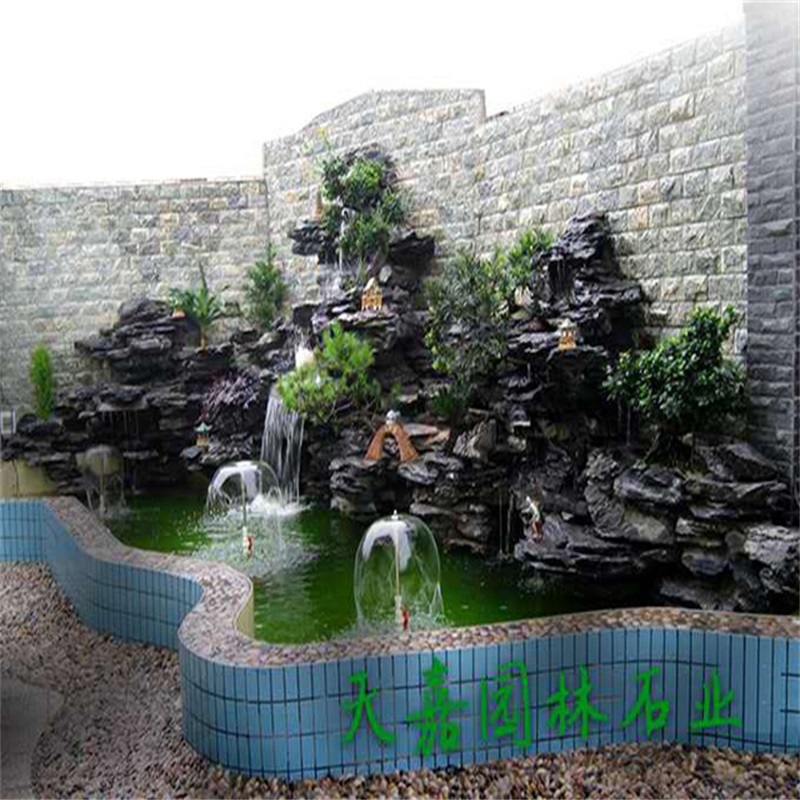 峨山小庭院水景设计